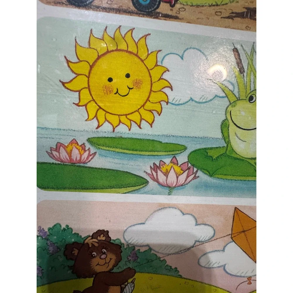 VTG Frame Tray Puzzles Lot‎ Merrigold Press Muppets Kids Puzzle Set NOS